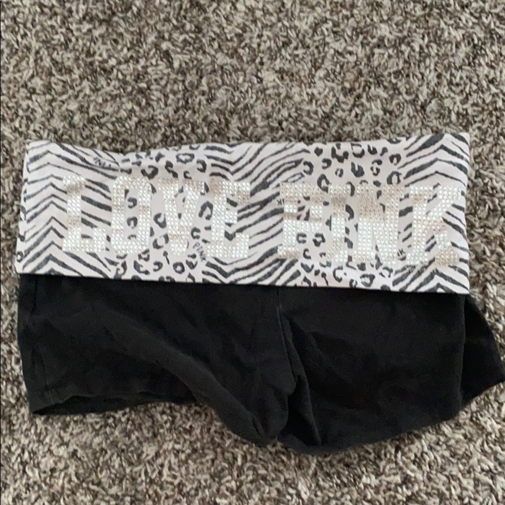 PINK spandex shorts